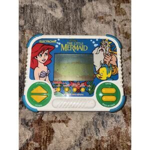 Vintage Disney's The Little Mermaid Tiger Hand Held Electronic Game 1990 Works